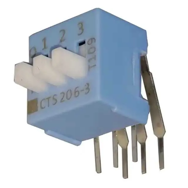 206-3RAES (SWITCH SLIDE DIP SPST 50MA 24V)