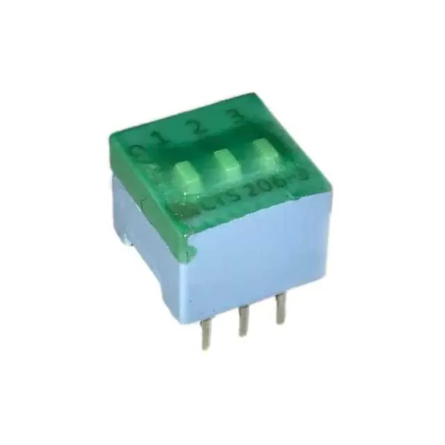 206-3ST (SWITCH SLIDE DIP SPST 50MA 24V)