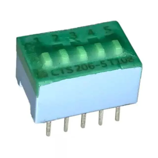 206-5LPST (SWITCH SLIDE DIP SPST 50MA 24V)