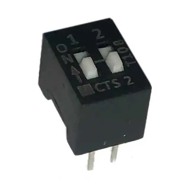 208-2S (SWITCH SLIDE DIP SPST 50MA 24V)