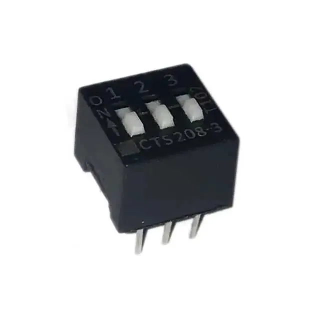 208-3S (SWITCH SLIDE DIP SPST 50MA 24V)