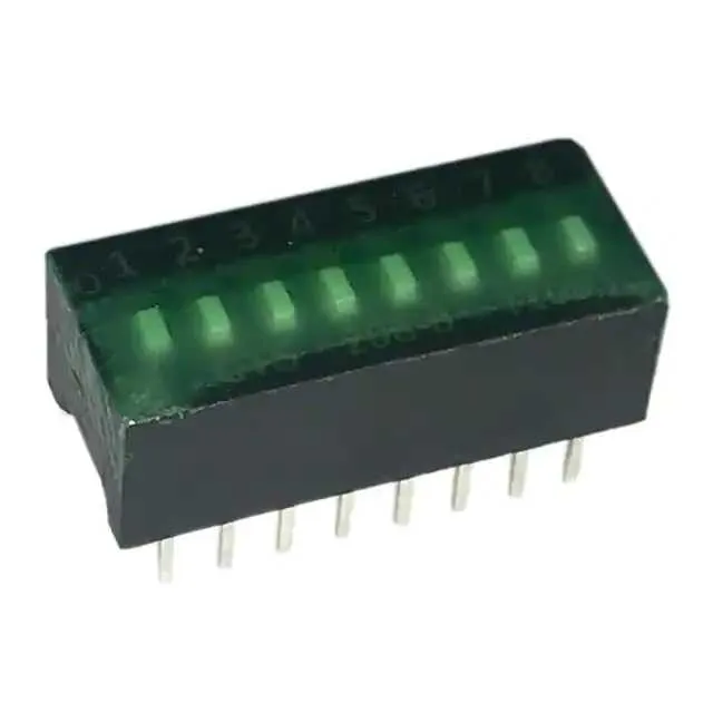 208-8ST (SWITCH SLIDE DIP SPST 50MA 24V)