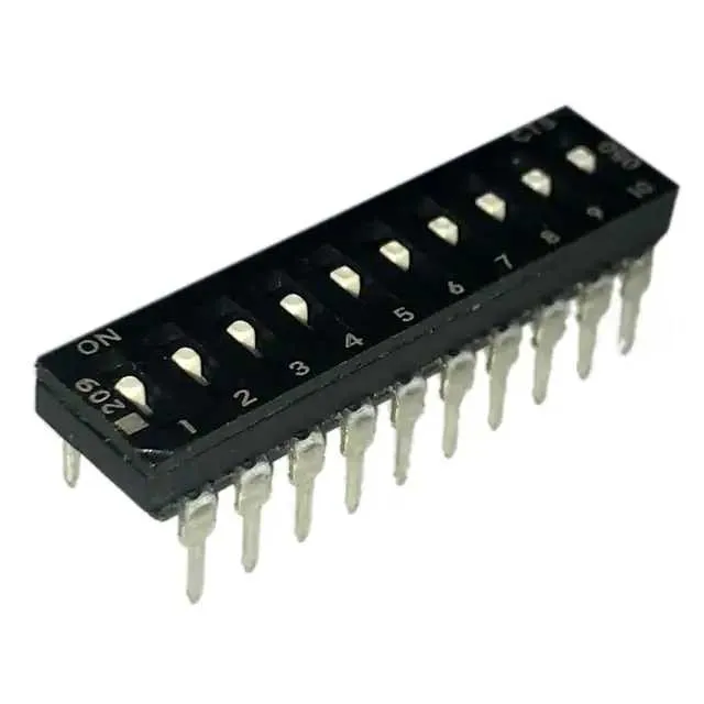209-10LPSD (SWITCH SLIDE DIP SPST 100MA 20V)