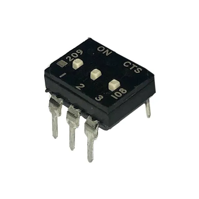 209-3MSF (SWITCH SLIDE DIP SPST 100MA 20V)
