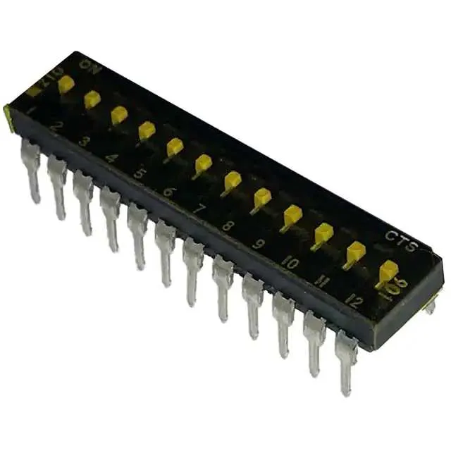 210-12MST (SWITCH SLIDE DIP SPST 100MA 20V)