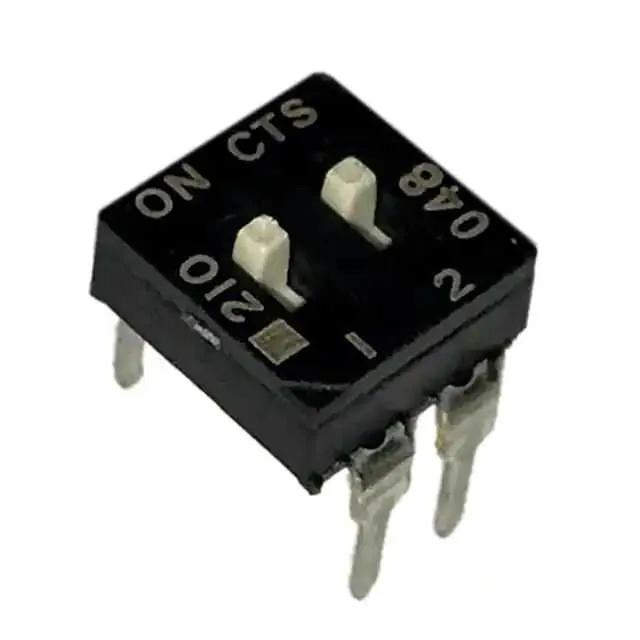 210-2ESD (SWITCH SLIDE DIP SPST 100MA 20V)