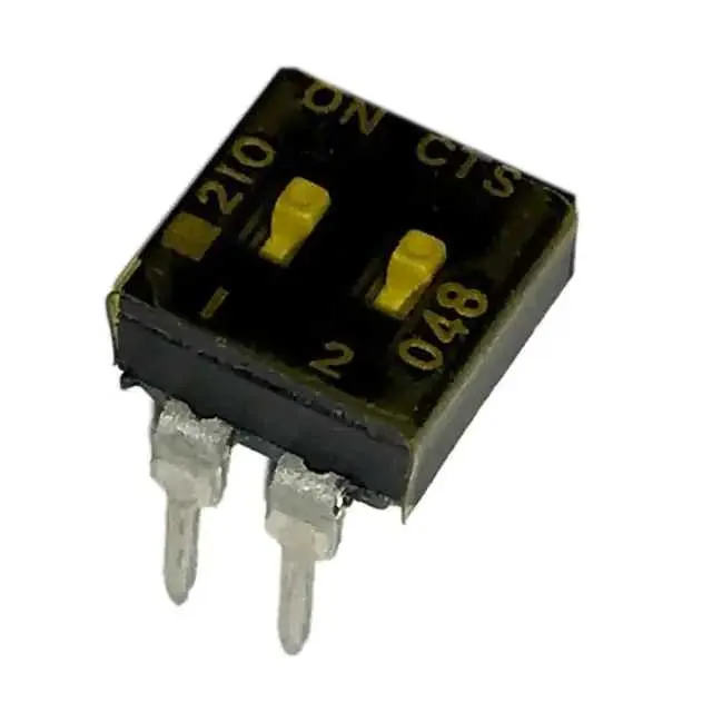 210-2LPST (SWITCH SLIDE DIP SPST 100MA 20V)