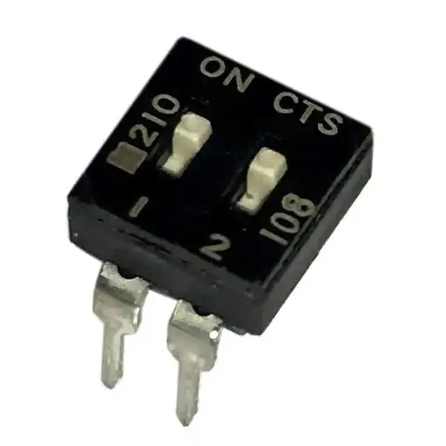 210-2MS (SWITCH SLIDE DIP SPST 100MA 20V)