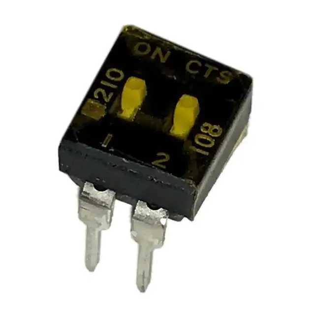 210-2MSTF (SWITCH SLIDE DIP SPST 100MA 20V)