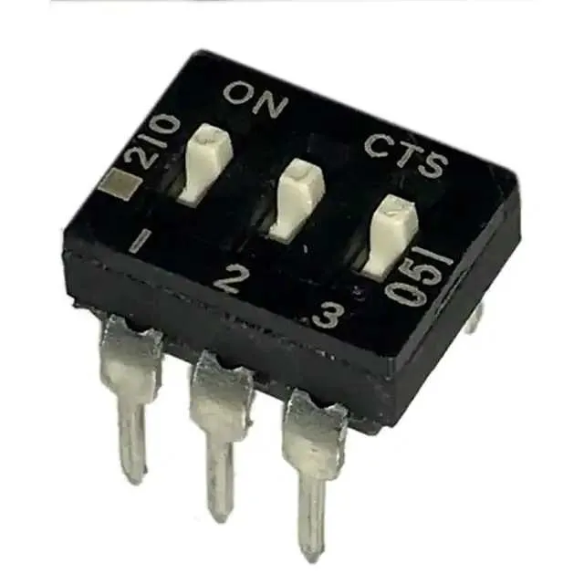210-3ES (SWITCH SLIDE DIP SPST 100MA 20V)