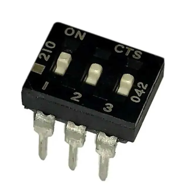 210-3LPS (SWITCH SLIDE DIP SPST 100MA 20V)