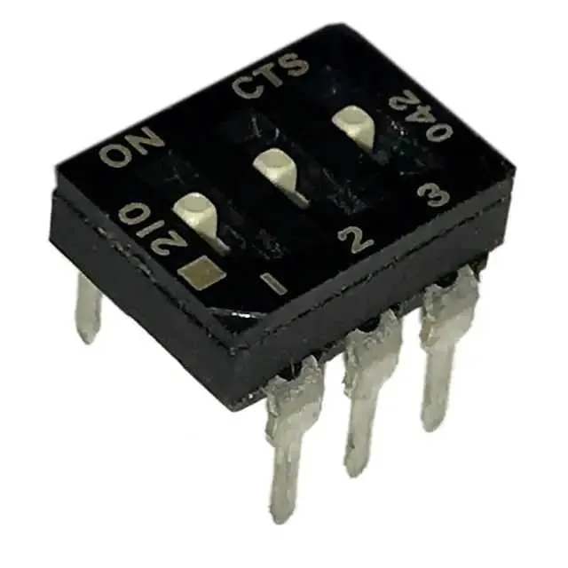 210-3LPSD (SWITCH SLIDE DIP SPST 100MA 20V)