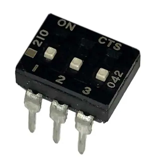 210-3LPSF (SWITCH SLIDE DIP SPST 100MA 20V)