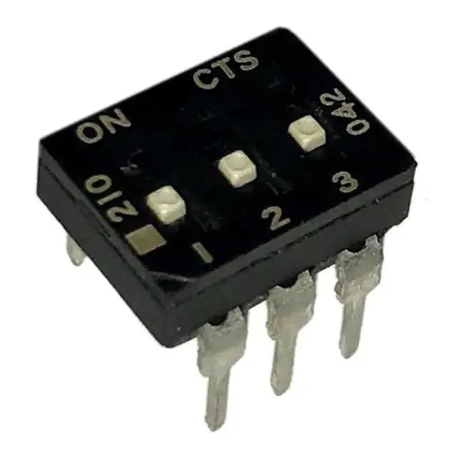 210-3LPSFD (SWITCH SLIDE DIP SPST 100MA 20V)