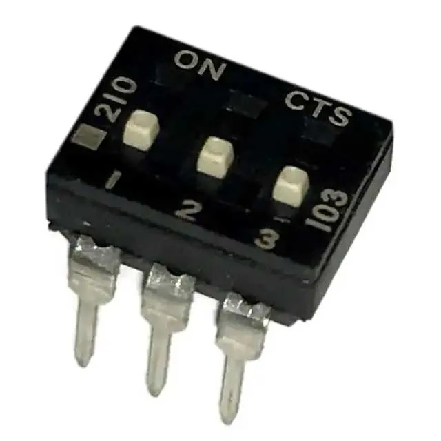 210-3MSF (SWITCH SLIDE DIP SPST 100MA 20V)