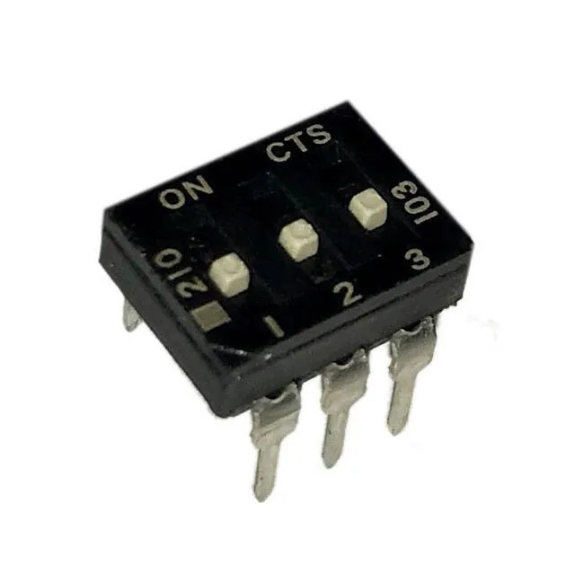 210-3MSFD (SWITCH SLIDE DIP SPST 100MA 20V)