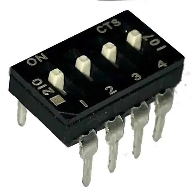 210-4ESD (SWITCH SLIDE DIP SPST 100MA 20V)