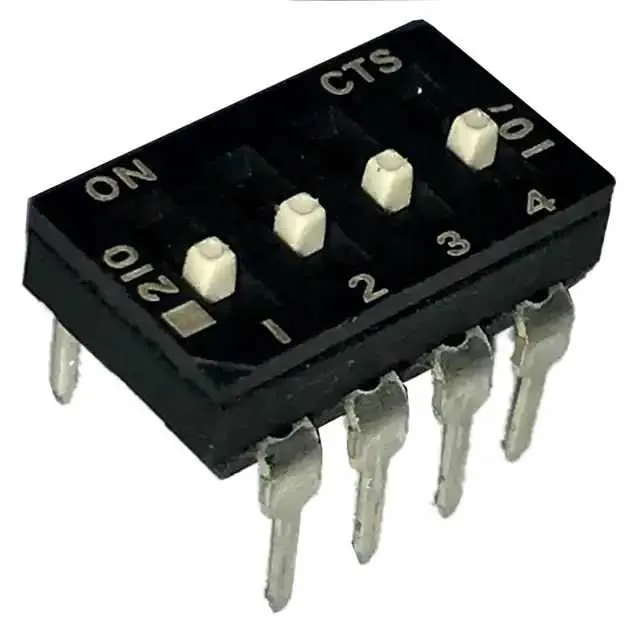 210-4ESFD (SWITCH SLIDE DIP SPST 100MA 20V)