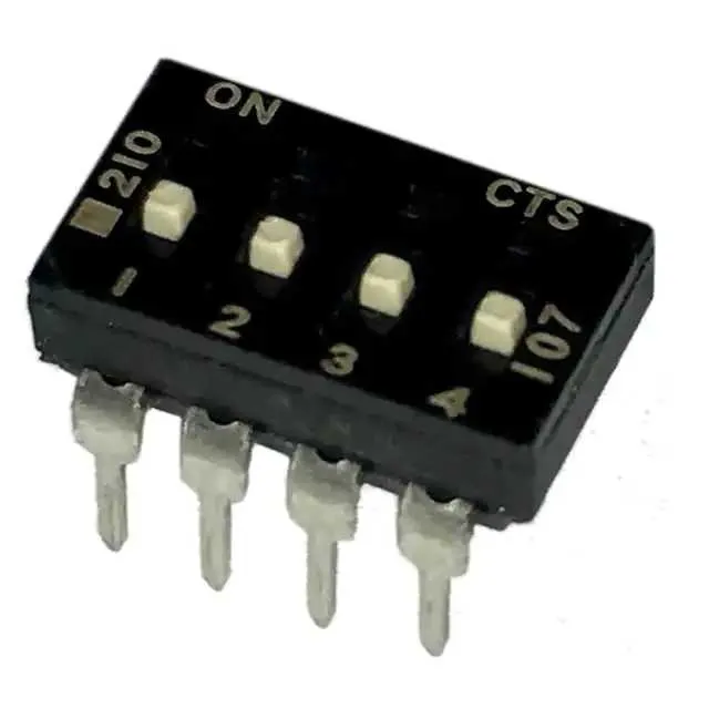 210-4MSF (SWITCH SLIDE DIP SPST 100MA 20V)