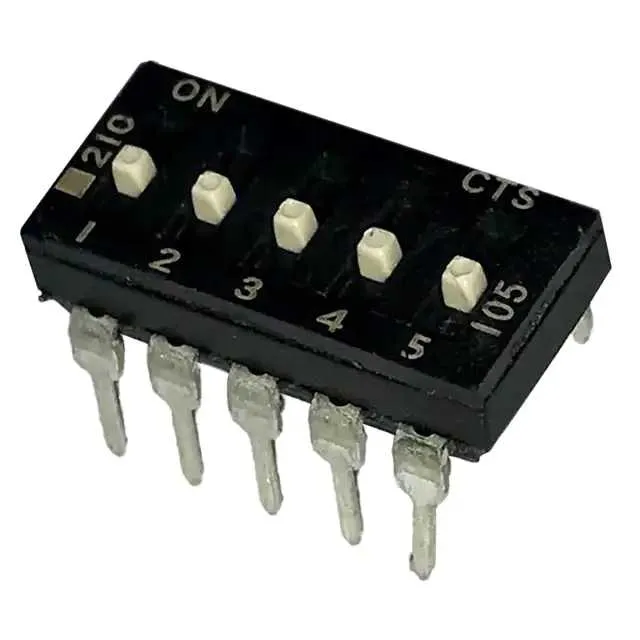210-5ESF (SWITCH SLIDE DIP SPST 100MA 20V)