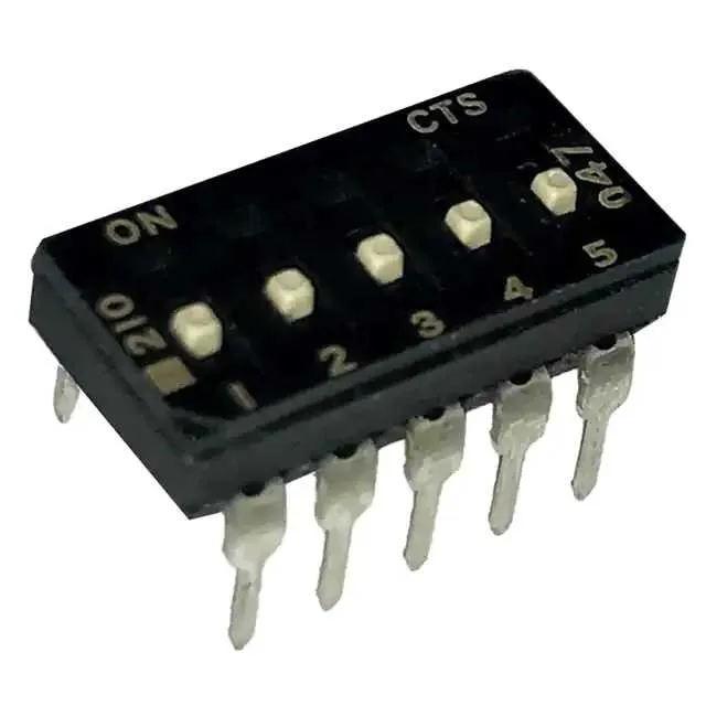 210-5MSFD (SWITCH SLIDE DIP SPST 100MA 20V)
