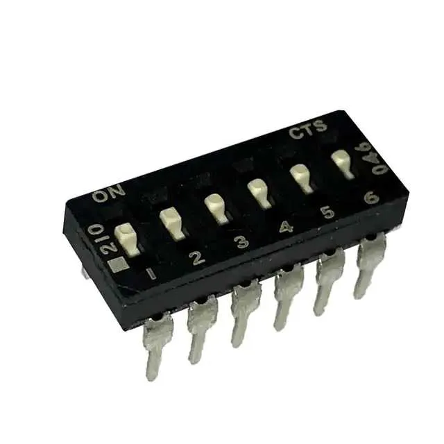 210-6LPSD (SWITCH SLIDE DIP SPST 100MA 20V)