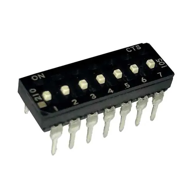 210-7MSFD (SWITCH SLIDE DIP SPST 100MA 20V)
