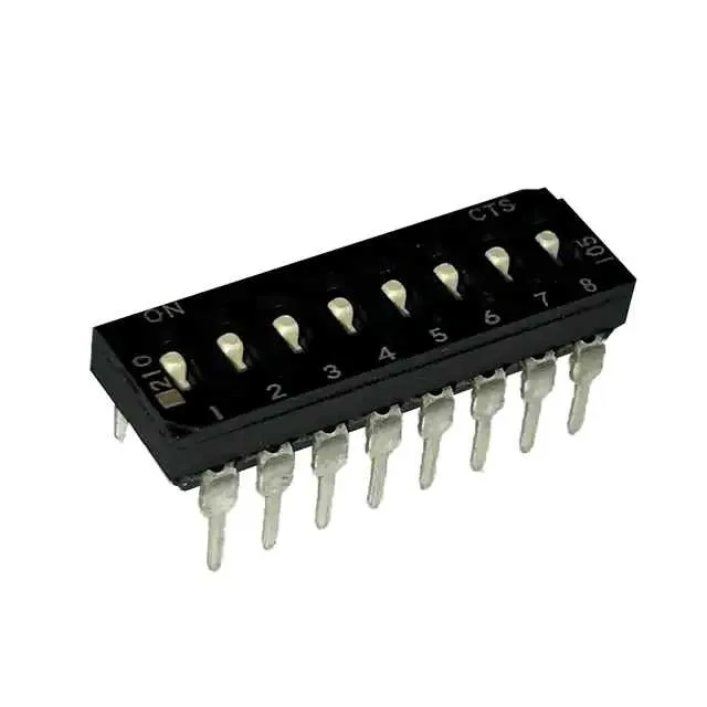 210-8LPSD (SWITCH SLIDE DIP SPST 100MA 20V)