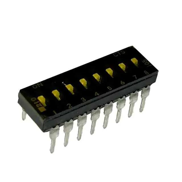 210-8LPSTD (SWITCH SLIDE DIP SPST 100MA 20V)