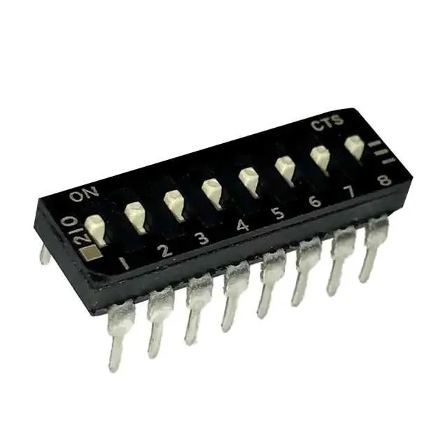 210-8MSD (SWITCH SLIDE DIP SPST 100MA 20V)