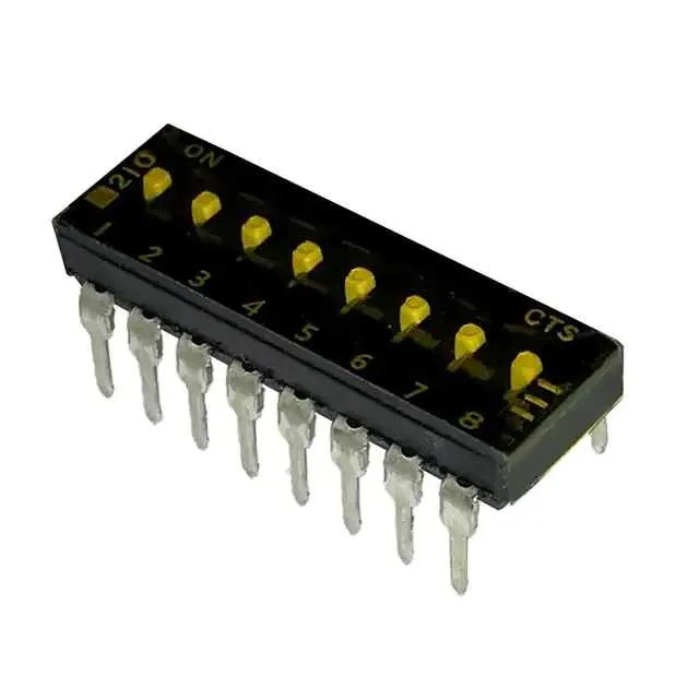 210-8MST (SWITCH SLIDE DIP SPST 100MA 20V)