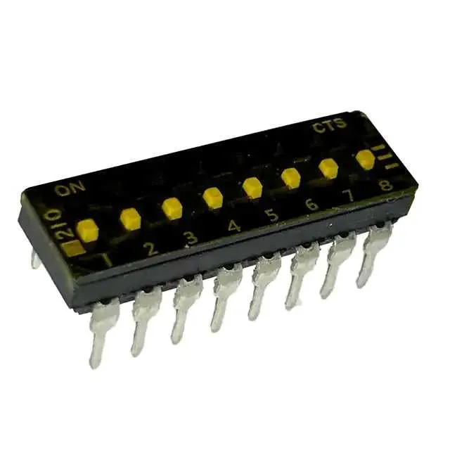 210-8MSTFD (SWITCH SLIDE DIP SPST 100MA 20V)