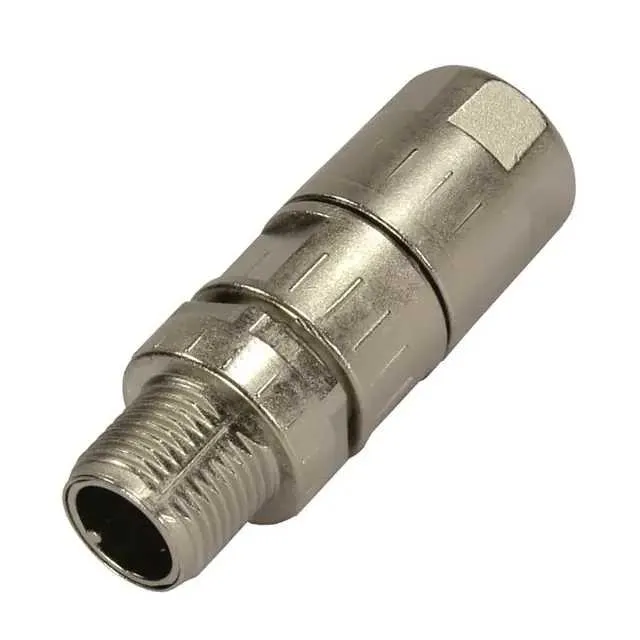 21038211805 (M12 A-CODE 8PIN MALE SHIELDED, C)