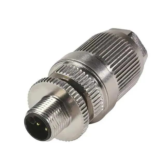 21038961505 (M12 L-CODE 4+PE PIN MALE SHIELDE)
