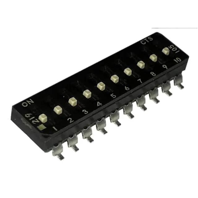 219-10MSRF (SWITCH SLIDE DIP SPST 100MA 20V)