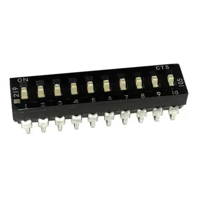 219-10MSJ (SWITCH SLIDE DIP SPST 100MA 20V)