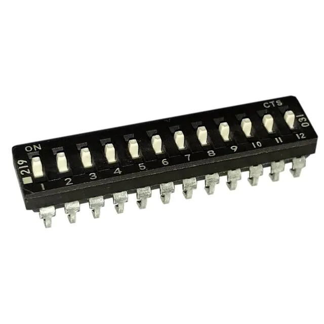 219-12ESJR (SWITCH SLIDE DIP SPST 100MA 20V)