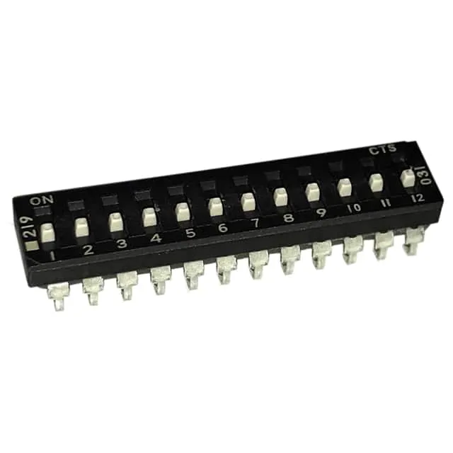 219-12ESJF (SWITCH SLIDE DIP SPST 100MA 20V)