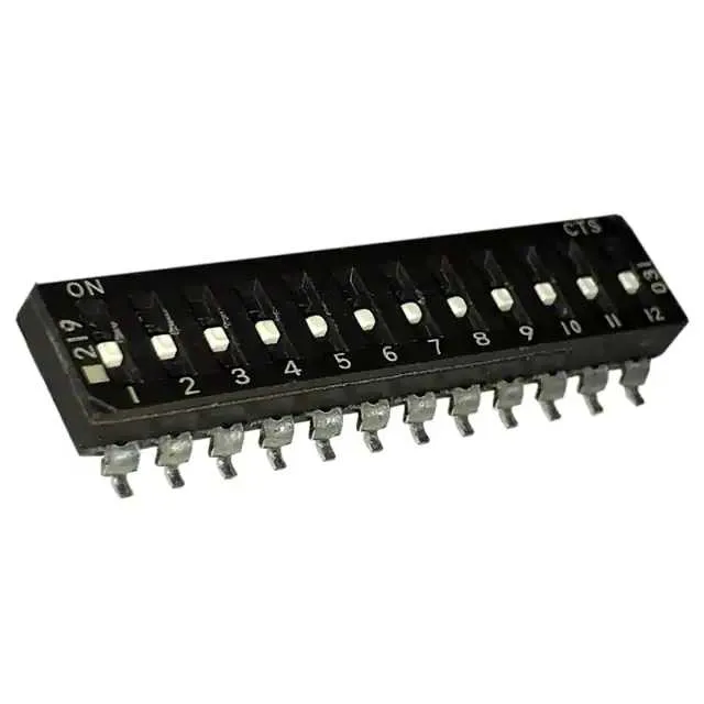 219-12LPSRF (SWITCH SLIDE DIP SPST 100MA 20V)