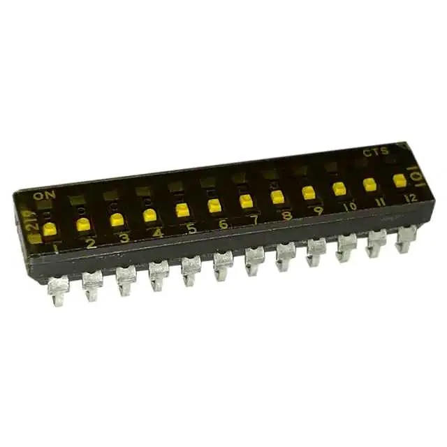 219-12LPSTJRF (SWITCH SLIDE DIP SPST 100MA 20V)
