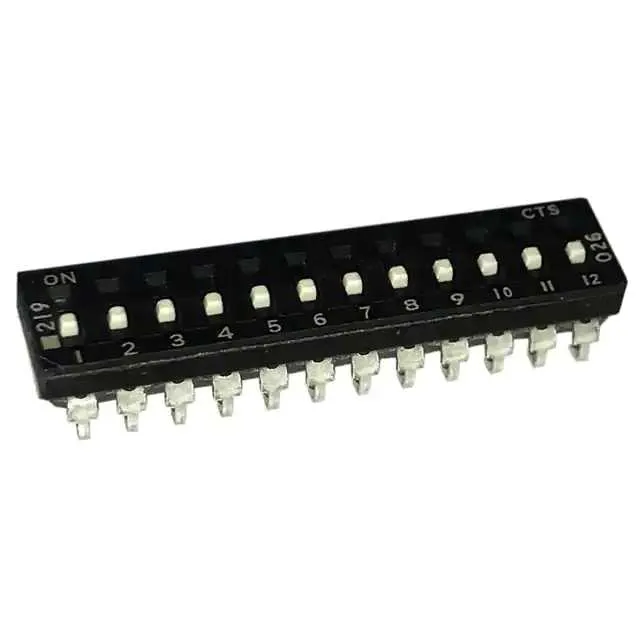 219-12MSJF (SWITCH SLIDE DIP SPST 100MA 20V)