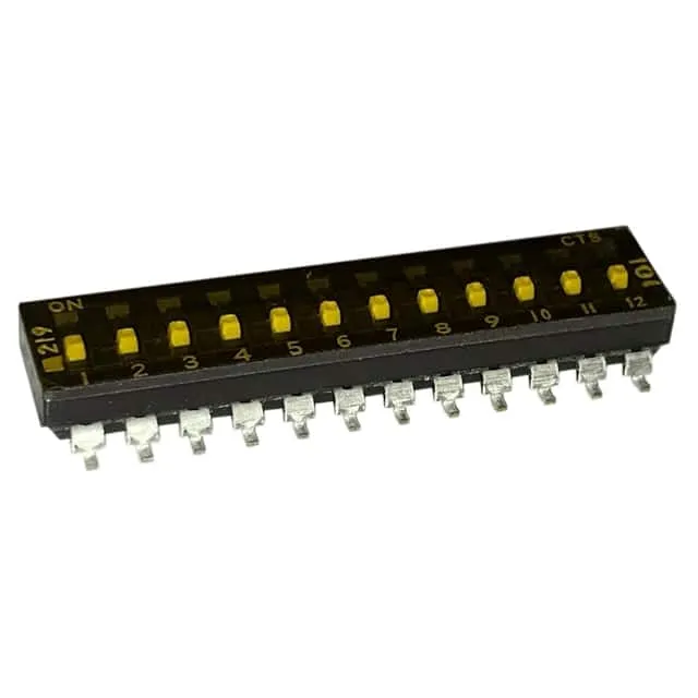 219-12MSTF (SWITCH SLIDE DIP SPST 100MA 20V)