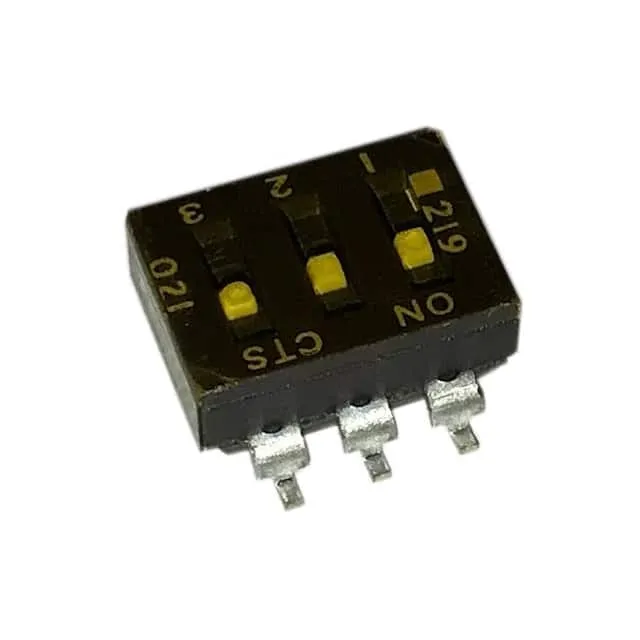 219-3LPSTR (SWITCH SLIDE DIP SPST 100MA 20V)