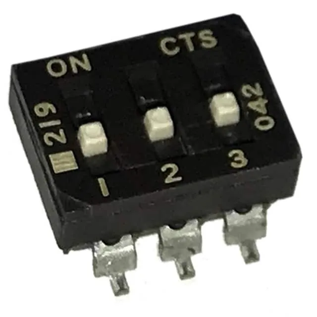219-3MSF (SWITCH SLIDE DIP SPST 100MA 20V)