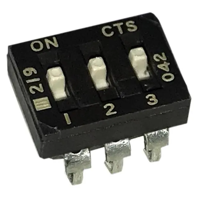 219-3MSJ (SWITCH SLIDE DIP SPST 100MA 20V)