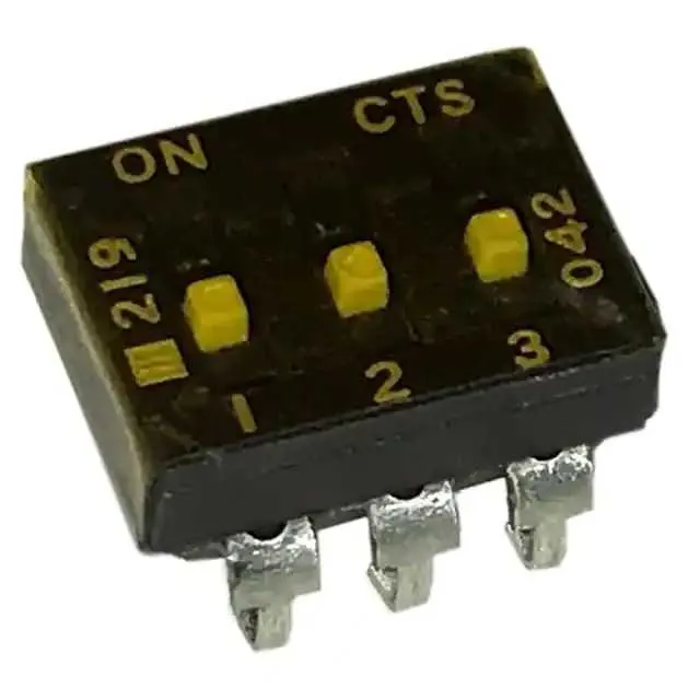 219-3MSTJRF (SWITCH SLIDE DIP SPST 100MA 20V)
