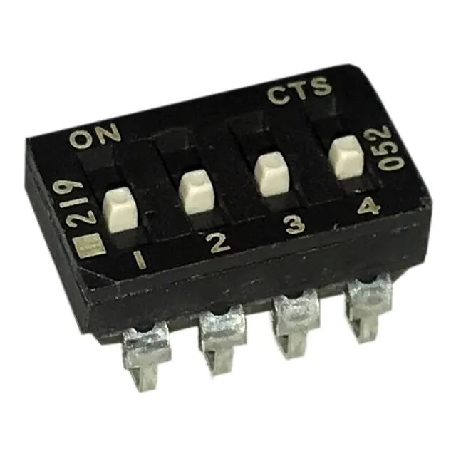 219-4ESJF (SWITCH SLIDE DIP SPST 100MA 20V)