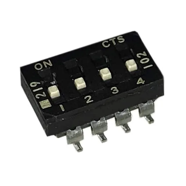 219-4LPSRF (SWITCH SLIDE DIP SPST 100MA 20V)