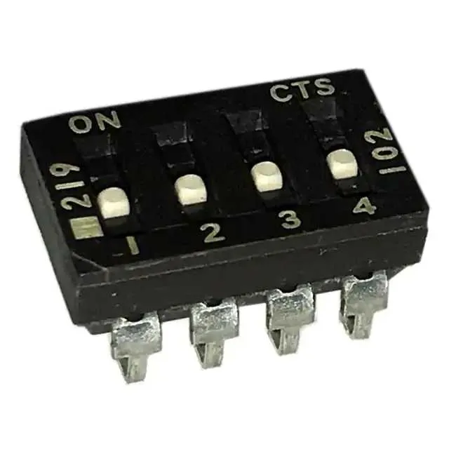 219-4LPSJF (SWITCH SLIDE DIP SPST 100MA 20V)