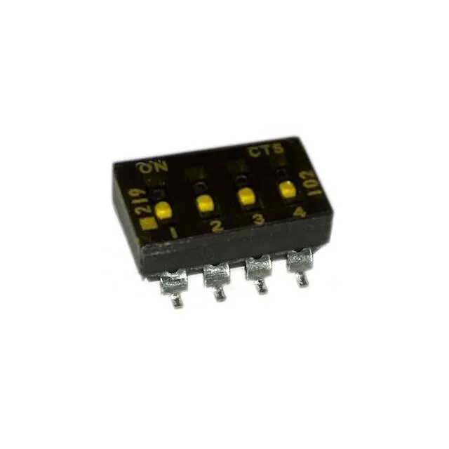 219-4LPSTRF (SWITCH SLIDE DIP SPST 100MA 20V)